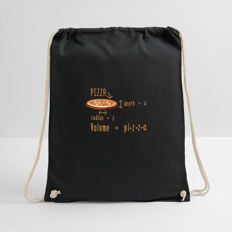 Mathematician Pizza | Math math gift idea Drawstring Bag