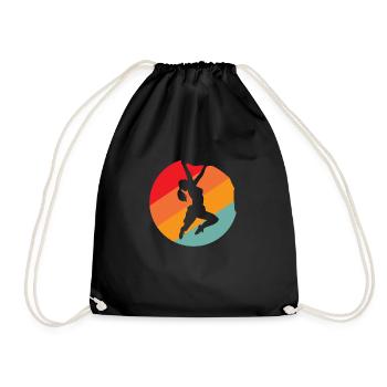 Femme d'escalade - Sac de sport léger - noir - Devant