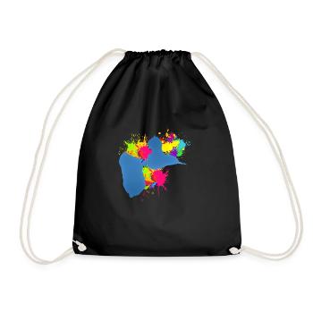 GUADELOUPE - Drawstring Bag - black - Front