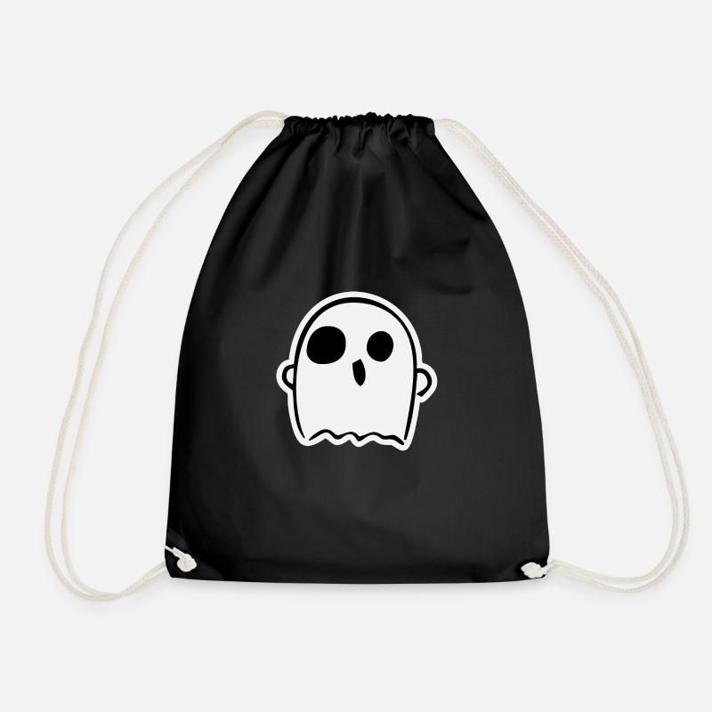 Cute Ghost - Turnbeutel - Schwarz