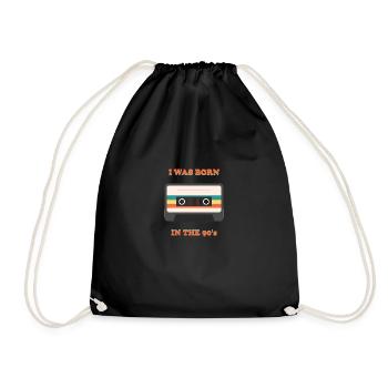Je suis né dans les années 90 - Sac de sport léger - noir - Devant