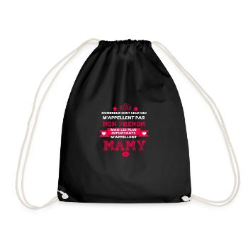 les plus importants m'appellent MAMY - Sac de sport léger - noir - Devant