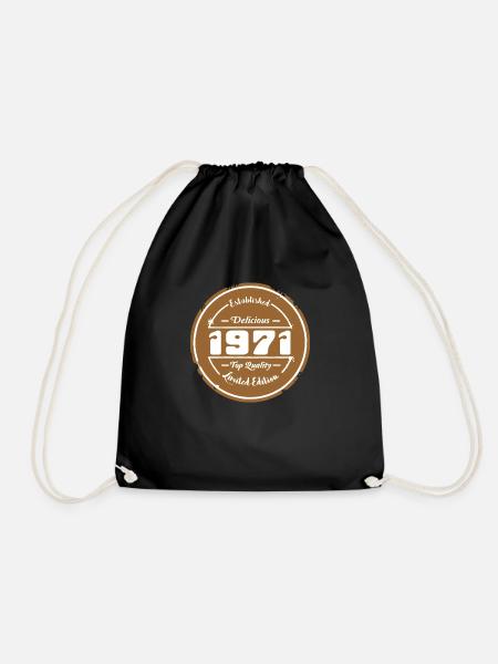 1971 Limited Edition delicious rund - Turnbeutel - Schwarz