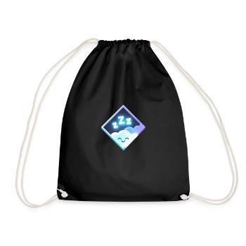 Cloud en sommeil actuellement - Sac de sport léger - noir - Devant
