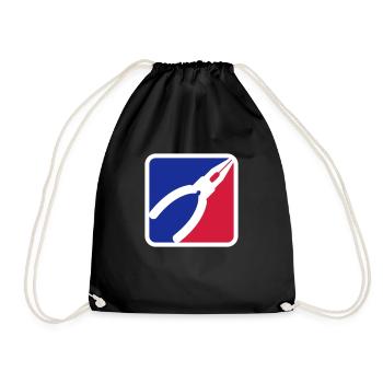 Logo de l'outil de pinces - Sac de sport léger - noir - Devant