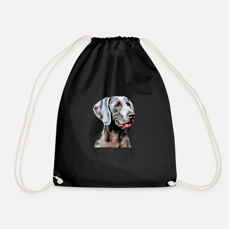 Weimaraner - Turnbeutel - Schwarz