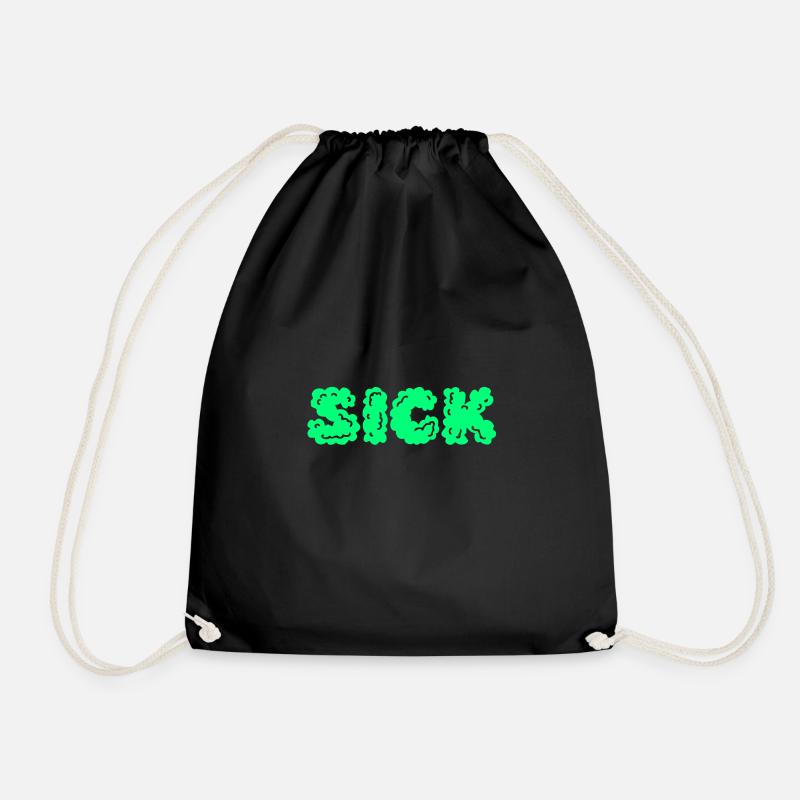 Sick - Turnbeutel - Schwarz