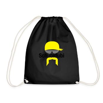 Schubidubi Bodybuilding Shirt für Masse - Turnbeutel - Schwarz - Vorne
