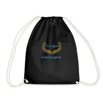 local legend blue - Sac de sport léger - noir - Devant