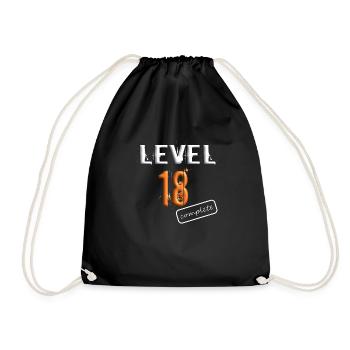 18ème anniversaire cadeau d'anniversaire gamer - Sac de sport léger - noir - Devant