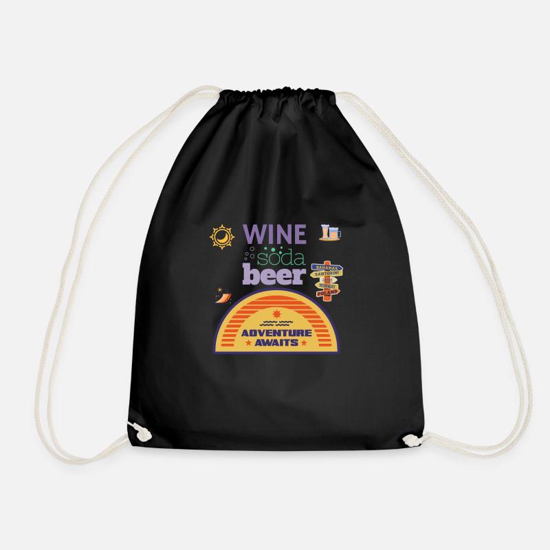 ÉTÉ D'AVENTURES - Sac de sport léger - noir