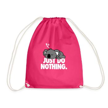 Ne fais rien - Sac de sport léger - fuchsia - Devant