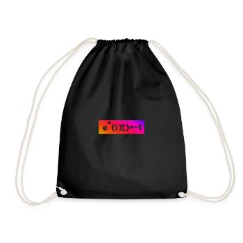 Math Symbols Beautiful Mathematics Euler's Formula - Drawstring Bag - black - Front