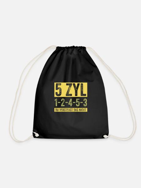 Zyl Geschenk Wagen Autofans Mechaniker - Turnbeutel - Schwarz