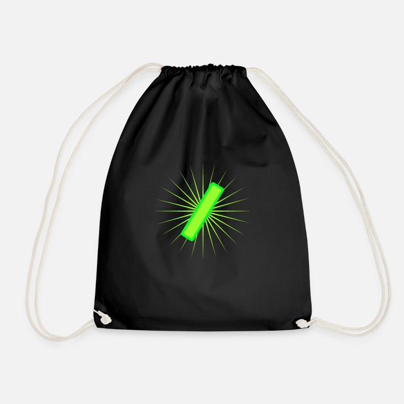 Uranium - Drawstring Bag - black