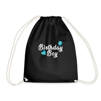 Birthday Boy | Geburtstag Junge Jungs Mann Männer - Turnbeutel - Schwarz - Vorne