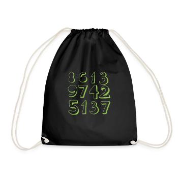 Nombres - Sac de sport léger - noir - Devant