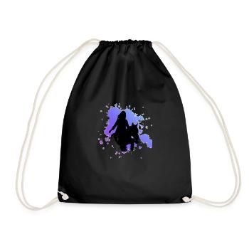 Cheval - Sac de sport léger - noir - Devant