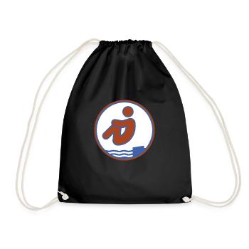 Culbombe Splashdiving saut paquet piscine - Sac de sport léger - noir - Devant