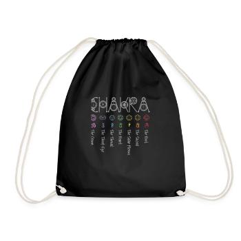 Chakra Yoga - Sac de sport léger - noir - Devant