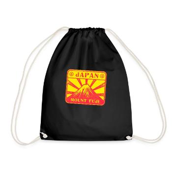 Japan travel - Drawstring Bag - black - Front