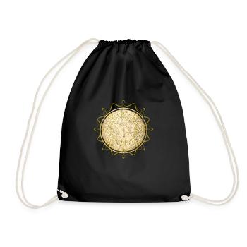 mandala bouddhisme spiritualité - Sac de sport léger - noir - Devant