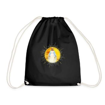 Mary Madonna - Drawstring Bag - black - Front