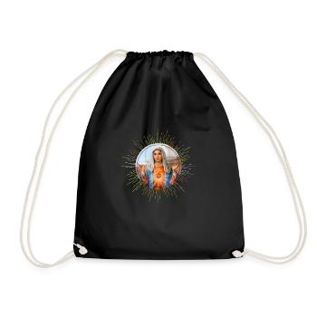 Maria Madonna - Drawstring Bag - black - Front