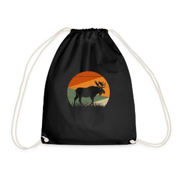 L’orignal - Sac de sport léger - noir - Devant