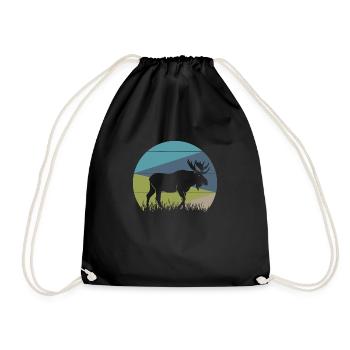 L’orignal - Sac de sport léger - noir - Devant