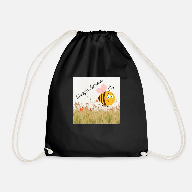 Fleißiges Bienchen - Turnbeutel - Schwarz