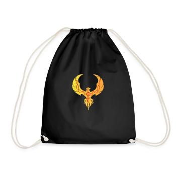 Celtic Symbol Phoenix Tattoo Celtic Knot Poison - Drawstring Bag - black - Front