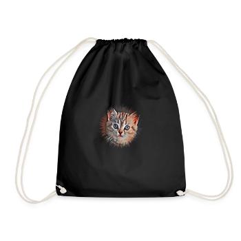 Chat - Sac de sport léger - noir - Devant