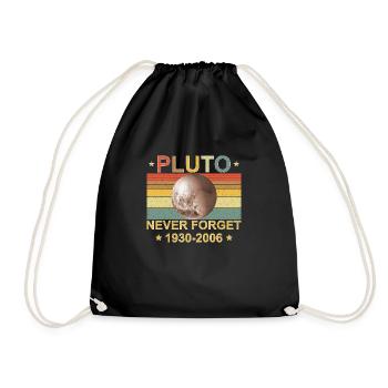 Never Forget Pluton 1930-2006 Vintage Retro - Sac de sport léger - noir - Devant