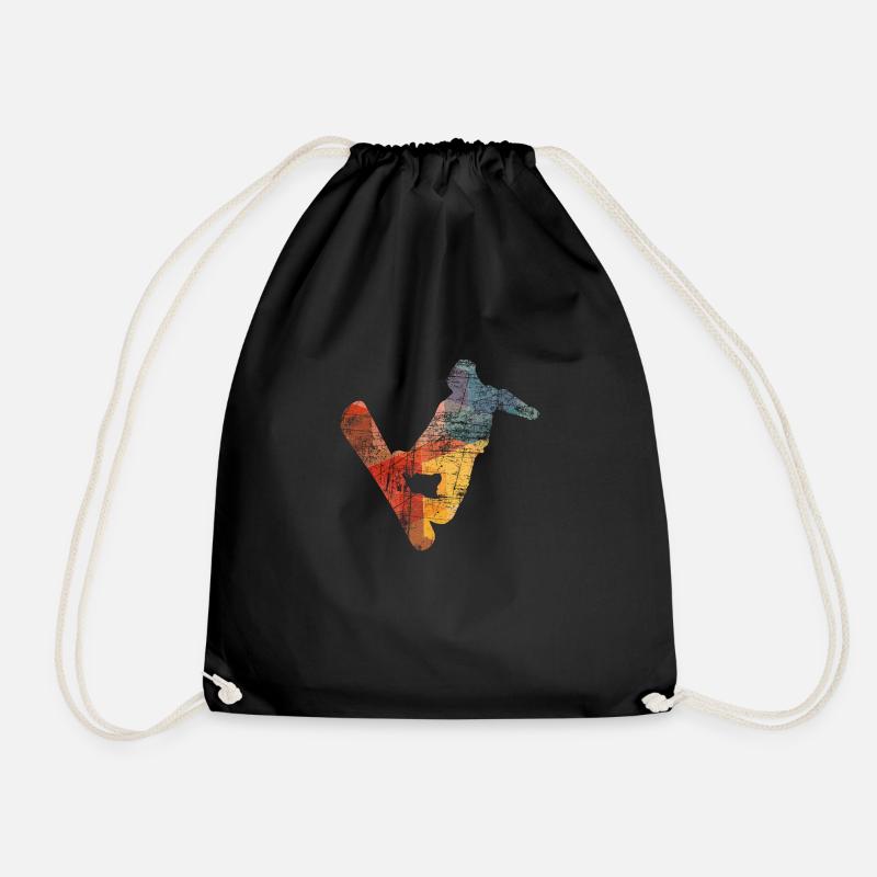 Snowboard Snowboarder - Sac de sport léger - noir