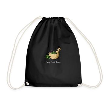 Herbs Crazy Herbs Lady - Drawstring Bag - black - Front