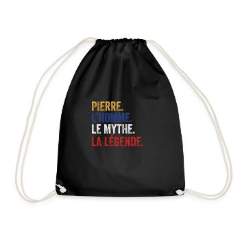 Pierre L'homme Le mythe La légende - Sac de sport léger - noir - Devant