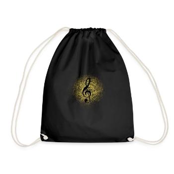 Clef aiguë - Sac de sport léger - noir - Devant