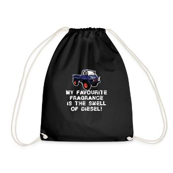 Ma fragrace préférée - Diesel - Unimog - Oldtimer - Sac de sport léger - noir - Devant