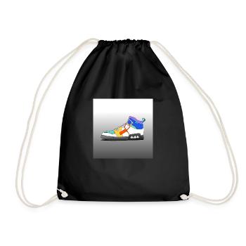 Sneakers - NFT Design - Drawstring Bag - black - Front