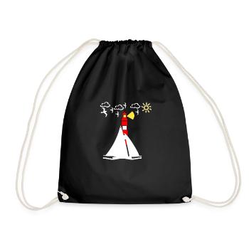 Voile - Sac de sport léger - noir - Devant
