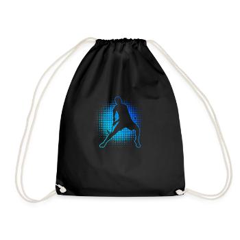 Floorball Floorball Salibandy Floorball Homme - Sac de sport léger - noir - Devant