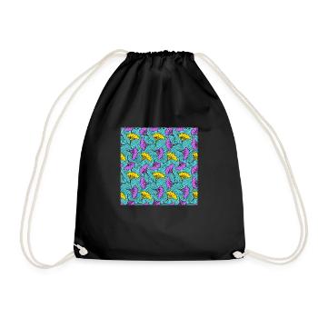 WAX MASK- WAX MASK - Drawstring Bag - black - Front