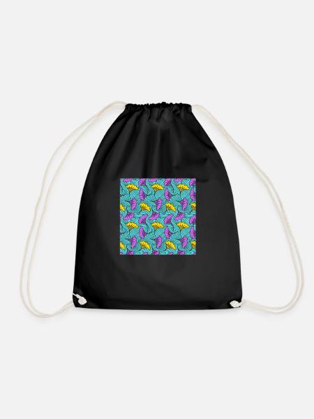 WAX MASK- WAX MASK - Drawstring Bag - black