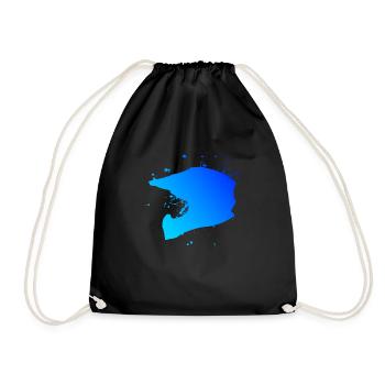 Dirt Bike Freestyle Motocross Men's Dirt Bike - Drawstring Bag - black - Front