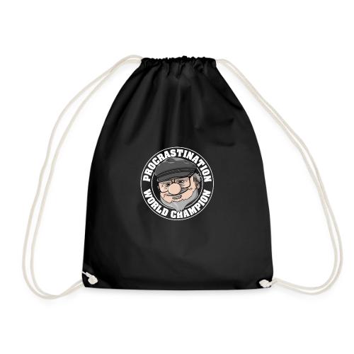 Procrastination champion - Drawstring Bag