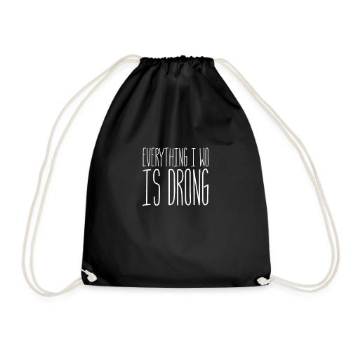Wrong - Drawstring Bag