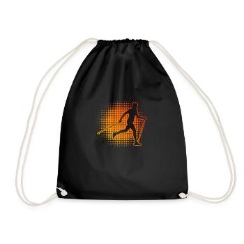 Marche Nordique Marche Dames Marche Marche Marche Nordique Marche - Sac de sport léger - noir - Devant
