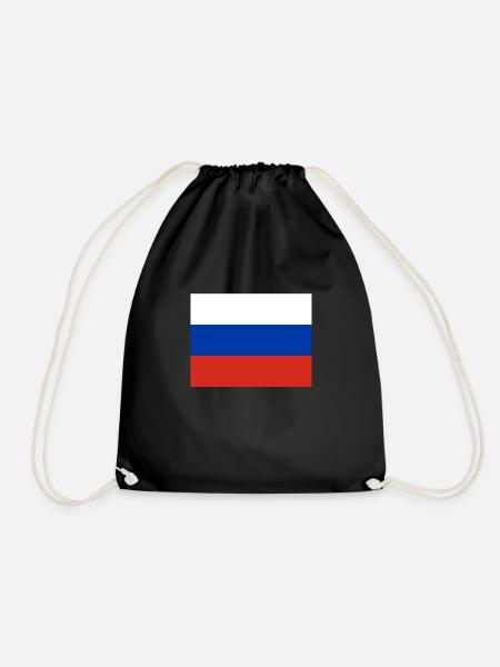 Russland - Turnbeutel - Schwarz