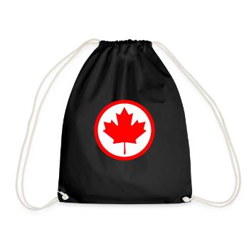 La feuille d’érable du Canada - Sac de sport léger - noir - Devant